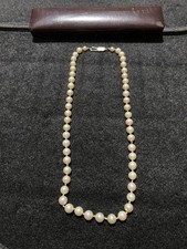 Elegante Collana di Perle Majorica - Anni '60 - Chiusura In Argento 800