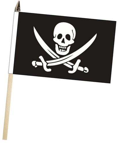 Grande bandiera mano - mano, pirata