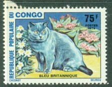CONGO  1974  Cat   British