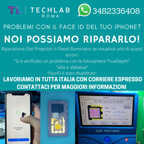Riparazione face per apple - face,
