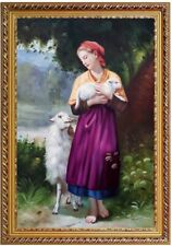 QUADRO OLIO Pastorella con