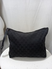 Articolo e3807 pochette donna Gucci nera, base 29x5cm, altezza 25cm, lunghezza 3