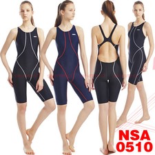 NSA 0510 COSTUME DA BAGNO DONNA COMPETIZIONE ALLENAMENTO CORSA GINOCCHIO TUTTE LE TAGLIE