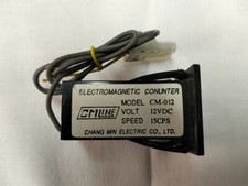 4 X contatore di impulsi a sei cifre elettromeccanico 12Vdc conta impulsi 4PZ.