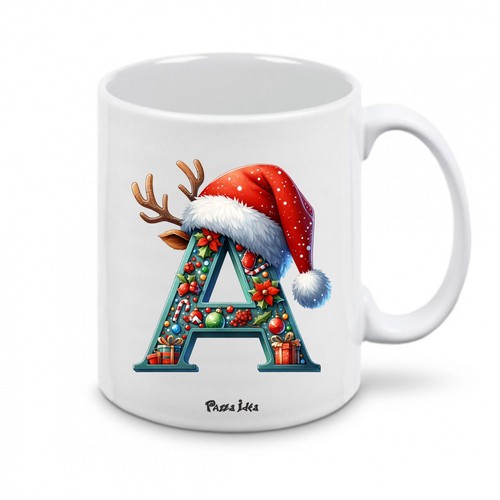 Tazza natale con lettere