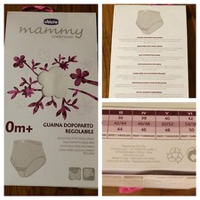 CHICCO MAMMY UNDERWEAR - GUAINA DOPOPARTO REGOLABILE [TAGLIA 48]
