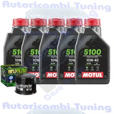 Kit Tagliando Olio Motul 5100 10W40 + Filtro Per Suzuki GSX1400 2001>2006