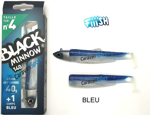 Fiiish black minnow combo 140 - minnow,