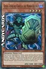 GENTA, UOMO DEL CANCELLO DEL MONDO OSCURO • Super R • SR13 IT002 • 1Ed • YUGIOH!
