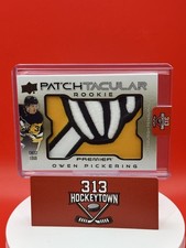 2024-25 Upper Deck Premier Patchtacular Chest Rookie Owen Pickering Pinguini /25
