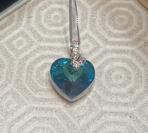 Collana cuore cristallo - collana,