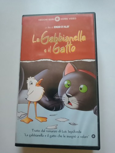 Vhs gabbianella il gatto - e,