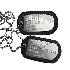 DogTag Piastrine Militari Inox