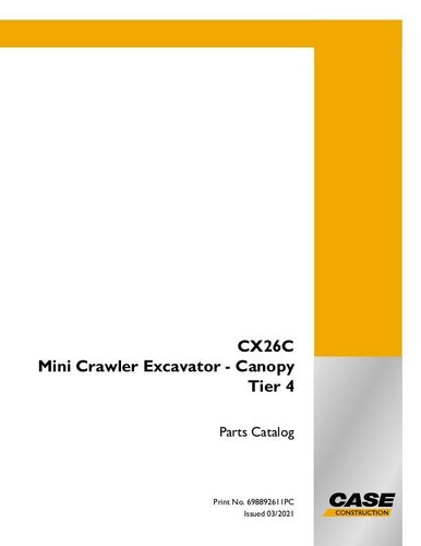 Custodia cx26c mini escavatore - mini,