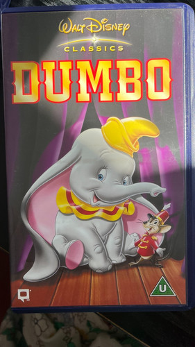 Dumbo vhs walt - vhs, disney