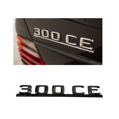 Marca scritta cromata 300ce - scritta,