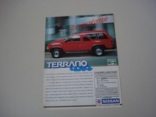advertising Pubblicità 1990 NISSAN TERRANO 4X4