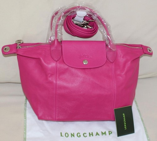 New longchamp pliage cuir - longchamp,