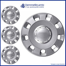SERIE 4 BORCHIE - 4 COPRICERCHI COPPE RUOTA 14 PER FIAT 500 07->