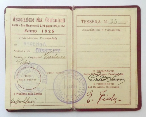 Tessera associazione nazionale