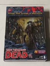 THE WALKING DEAD ACTION FIGURES RICK GRIMES & MICHONNE SERIE  1 DAL FUMETTO 