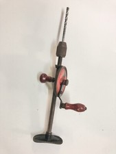 Antico Trapano A Mano, Marchio Metabo 116. Funzionante Metallo E Legno