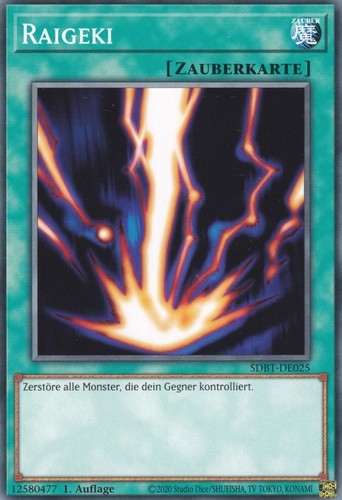 Yugioh raigeki comune - raigeki,