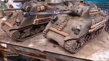 serbatoio modello rc heng lungo 1/16 sherman m4a3 FURY  