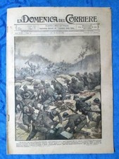 La Domenica del Corriere 29 ottobre 1916 WW1 Austria - Carso - Boselli Milano