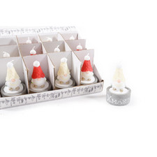 CANDELA GNOMO CON VASETTO DI