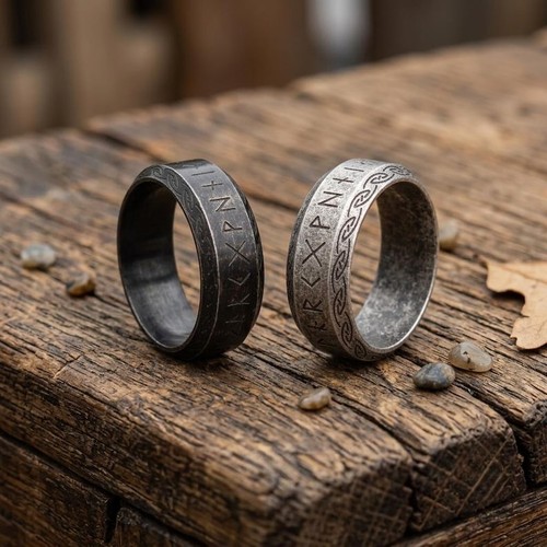 Anello uomo runa vichinga