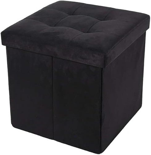 Pouf contenitore pieghevole - contenitore,
