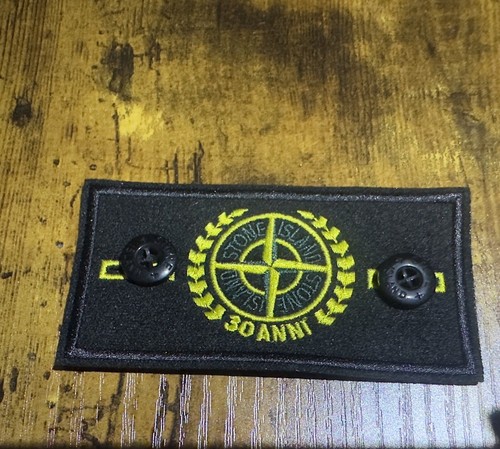Stone island anni badge - stone, 2