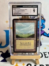 Magic MTG PLAINS ALPHA CGC 9 (NO bgs black label foil old pre modern vintage psa
