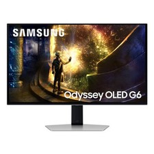 Samsung Monitor 27" ( OLED 2560x1440 QHD 2K 240Hz ) ODYSSEY OLED G6 Pivot Silver