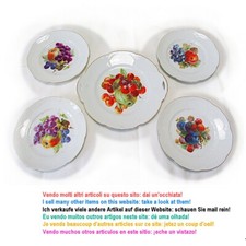 Tray and fruit plates - 4,
