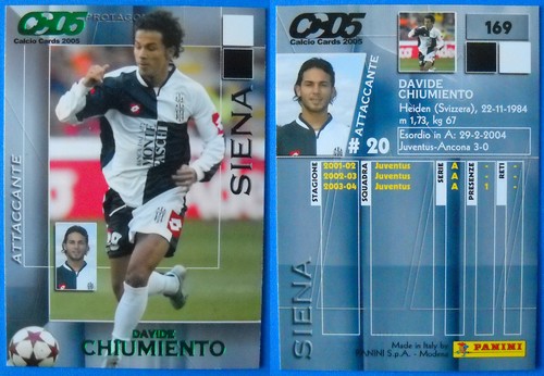 Calcio cards 2005 panini 169 - 2005, n.169