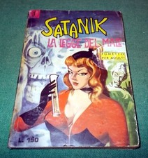 SATANIK n. 1 ORIGINALE "La Legge del Male" edizioni Corno del Dicembre 1964