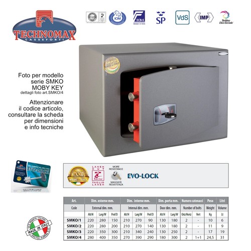 Cassaforte smko 28x40x35 - smko/4,