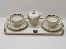 VINTAGE SERVIZIO CAFFE' Coppia Vassoio PORCELLANA Seltmann VOHENSTRAUSS BAVARIA 