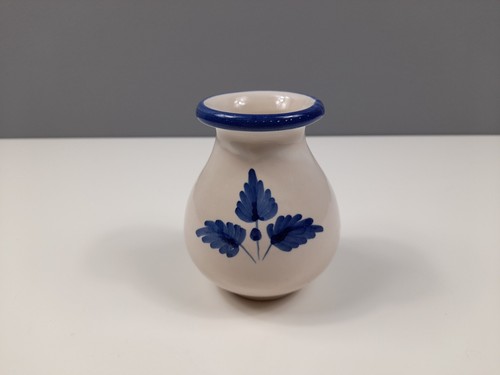 Vaso ceramica blu bianca - vaso, e