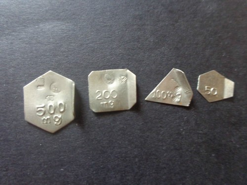 Lotto pesi monetari 500 mg - 4,