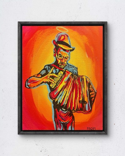 Quadro aureola fisarmonicista