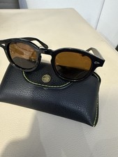 MOSCOT Lemtosh Nero Lucido da Sole Taglia MEDIUM  46-24-145