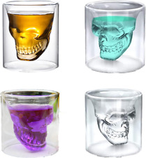 4 Pezzi Bicchieri Teschio
