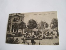 Vicenza - Schio giardini e Chiesa di S. Antonio - spedita f. p. 1917 franc asp