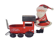 Trenino di Babbo Natale rosso