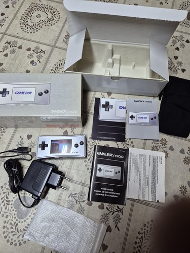 Nintendo game boy micro silver - game,