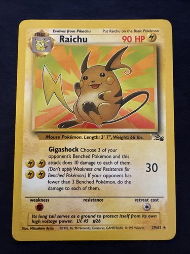 Raichu fossil mp - raichu,