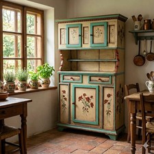 Credenza Antica Legno Laccato